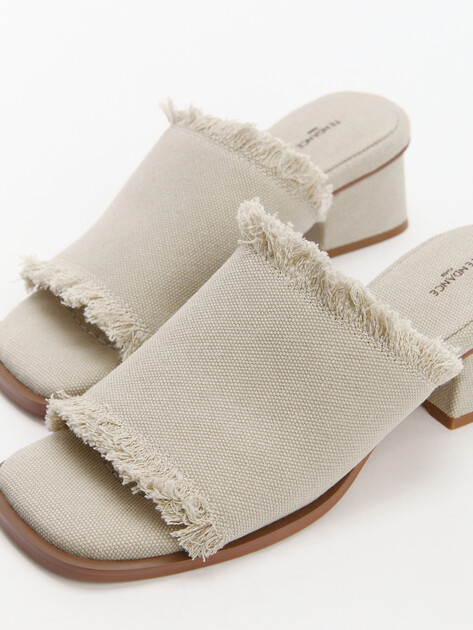 Мюли из денима TENDANCE, Артикул SW503-6, бледно-серый | 4409359. Ракурс 6