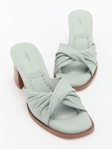 Мюли TENDANCE, Артикул SW505-6, серо-зеленый | 4409466. Ракурс 6