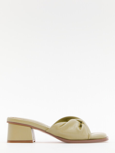 Мюли TENDANCE, Артикул SW503-3, оливковый | 4409572. Ракурс 3 Мюли TENDANCE, Артикул SW503-3, оливковый | 4409572. Ракурс 3