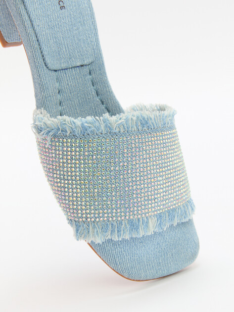 Женские мюли из денима TENDANCE, Артикул SW501-2, голубой | 4409866. Ракурс 6 Женские мюли из денима TENDANCE, Артикул SW501-2, голубой | 4409866. Ракурс 6