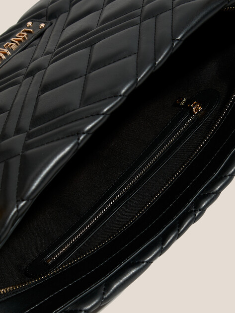 Женская сумка  LOVE MOSCHINO QUILTED BAG, Артикул JC4145PP SS25, черный | 4410195. Ракурс 4