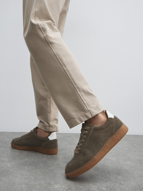 Мужские кеды TENDANCE, Артикул RS-LCM4713-A, зелено-коричневый | 4411033. Ракурс 6 Мужские кеды TENDANCE, Артикул RS-LCM4713-A, зелено-коричневый | 4411033. Ракурс 6