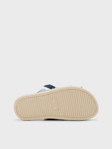 Женские шлепанцы из денима TENDANCE, Артикул DL2510-3, голубой | 4411613. Ракурс 3