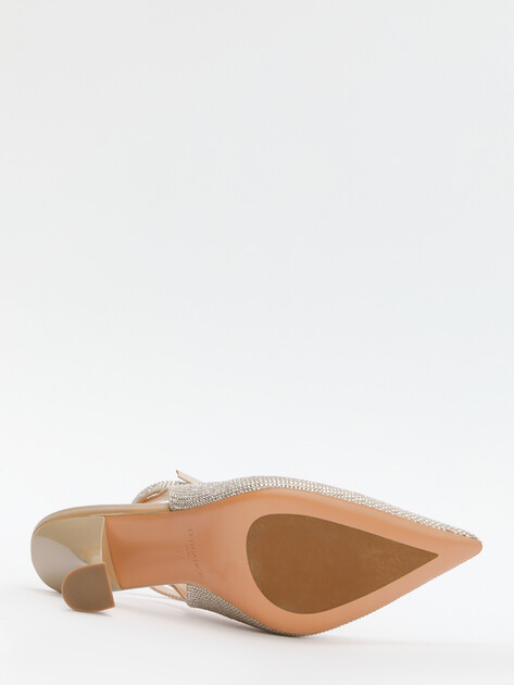 Женские туфли с открытой пяткой (слинг-бэк) TENDANCE, Артикул GLC4900-01, золотой | 4414199. Ракурс 4