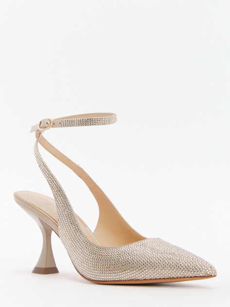 Женские туфли с открытой пяткой (слинг-бэк) TENDANCE, Артикул GLC4900-01, золотой | 4414199. Ракурс 3