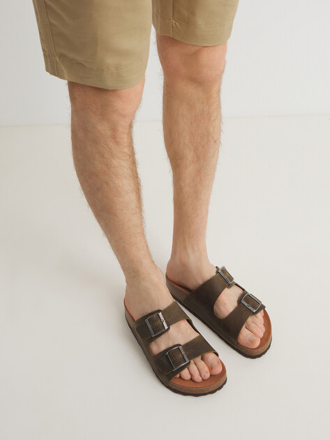 Мужские шлепанцы BIO GREEN, Артикул 14880-M-PT60-1-GEL-R, хаки | 4415614. Ракурс 2