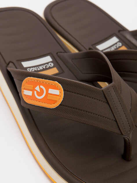 Мужские вьетнамки CARTAGO PARIS II THONG, Артикул 12214, темно-коричневый | 4416235. Ракурс 6