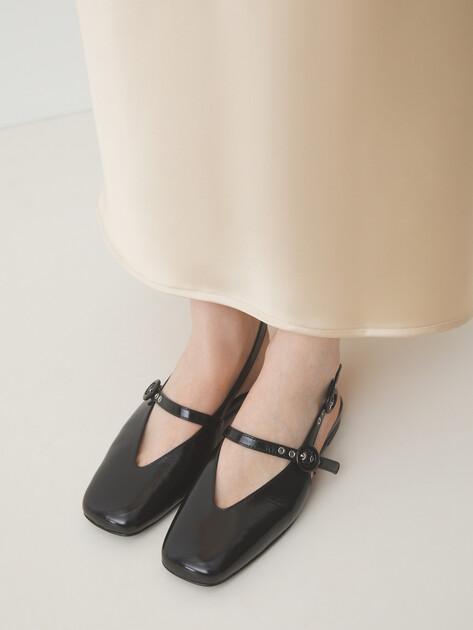 Балетки с открытой пяткой (слинг-бэк) HALMANERA PET, Артикул PET33, черный | 4417025. Ракурс 2 Балетки с открытой пяткой (слинг-бэк) HALMANERA PET, Артикул PET33, черный | 4417025. Ракурс 2