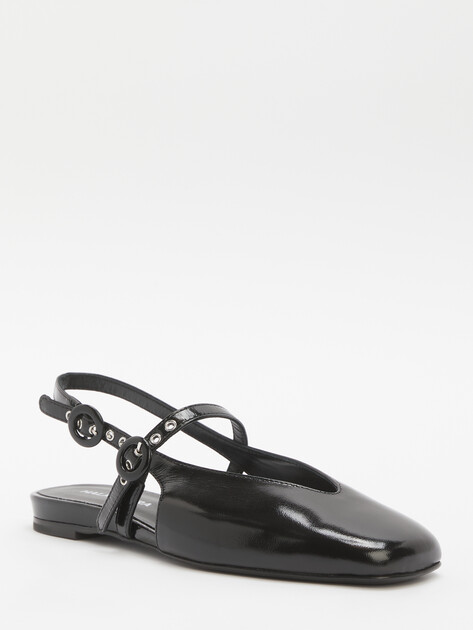 Балетки с открытой пяткой (слинг-бэк) HALMANERA PET, Артикул PET33, черный | 4417025. Ракурс 3 Балетки с открытой пяткой (слинг-бэк) HALMANERA PET, Артикул PET33, черный | 4417025. Ракурс 3