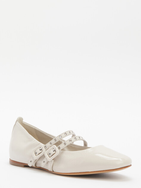 Балетки мэри-джейн HALMANERA DODO, Артикул DODO34, бежево-серый | 4417196. Ракурс 3