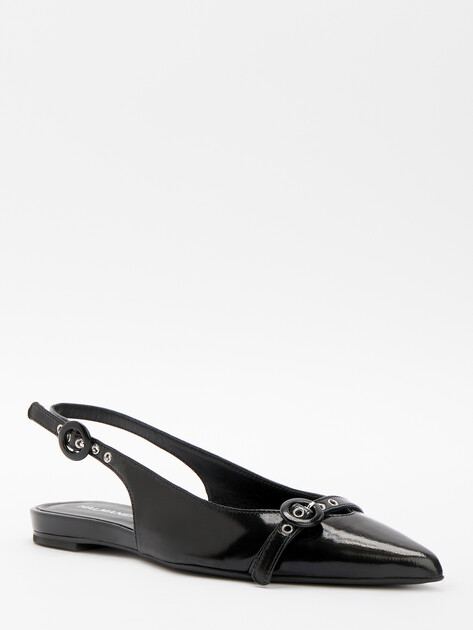 Балетки с открытой пяткой (слинг-бэк) HALMANERA LAS, Артикул LAS39, черный | 4417240. Ракурс 3