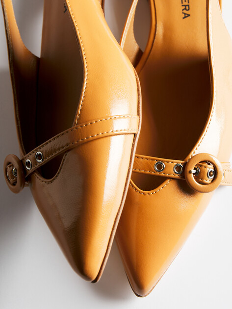 Балетки с открытой пяткой (слинг-бэк) HALMANERA LAS, Артикул LAS39, карамельный | 4417254. Ракурс 6 Балетки с открытой пяткой (слинг-бэк) HALMANERA LAS, Артикул LAS39, карамельный | 4417254. Ракурс 6