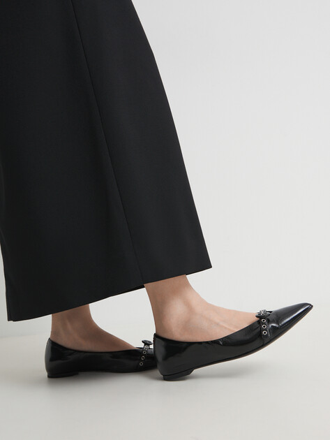 Балетки HALMANERA LUNA, Артикул LUNA39, черный | 4417423. Ракурс 2