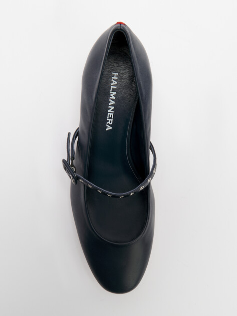 Женские туфли мэри-джейн HALMANERA DINA, Артикул DINA12, темно-синий | 4417906. Ракурс 5