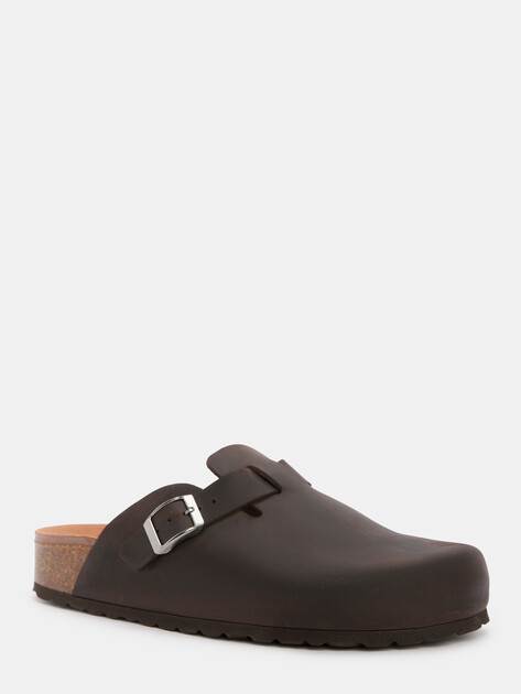 Мужские шлепанцы BIO GREEN, Артикул 14881-M-PT355U-GEL-R, шоколадный | 4418132. Ракурс 3