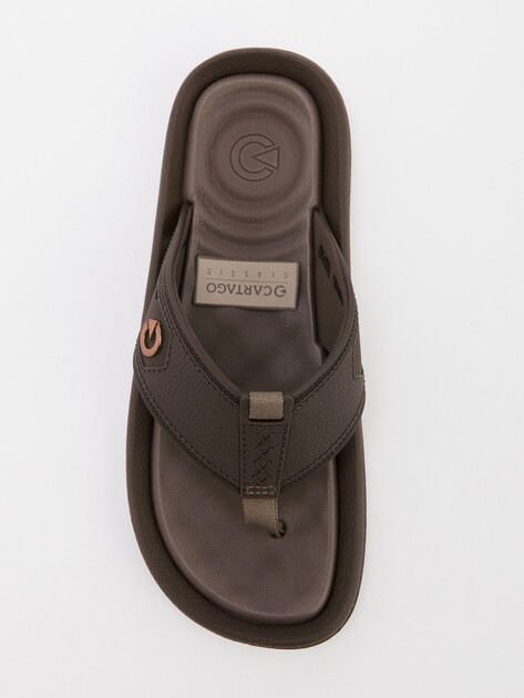 Мужские вьетнамки CARTAGO FIJI V THONG, Артикул 12335, темно-коричневый | 4418192. Ракурс 5