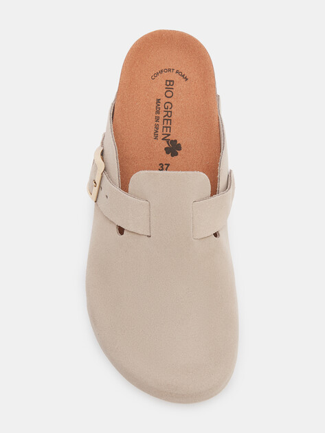 Женские шлепанцы BIO GREEN, Артикул 14881-w-PT355w-GEL-R, серо-бежевый | 4419272. Ракурс 5