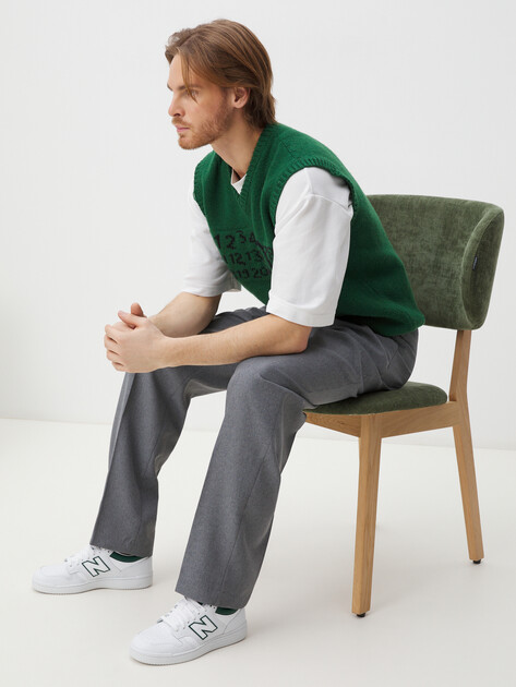 Мужские кеды NEW BALANCE 480 SCARPE LIFESTYLE UNISEX, Артикул BB480, белый | 4419431. Ракурс 7