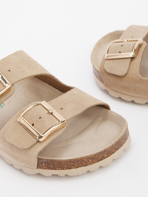 Женские шлепанцы BIO GREEN, Артикул 15352-W-PT10-8, серо-бежевый | 4419519. Ракурс 6