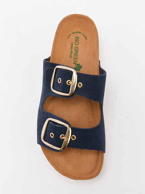 Женские шлепанцы BIO GREEN, Артикул 14411-W-PT150-1-RDV, темно-синий | 4419696. Ракурс 5
