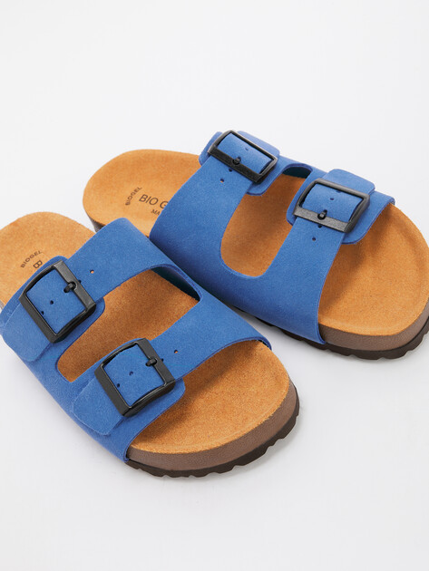 Женские шлепанцы BIO GREEN, Артикул 15414, светло-синий | 4420502. Ракурс 6