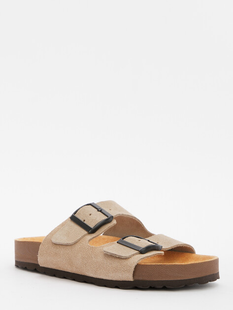 Женские шлепанцы BIO GREEN, Артикул 15414, песочно-бежевый | 4420512. Ракурс 3