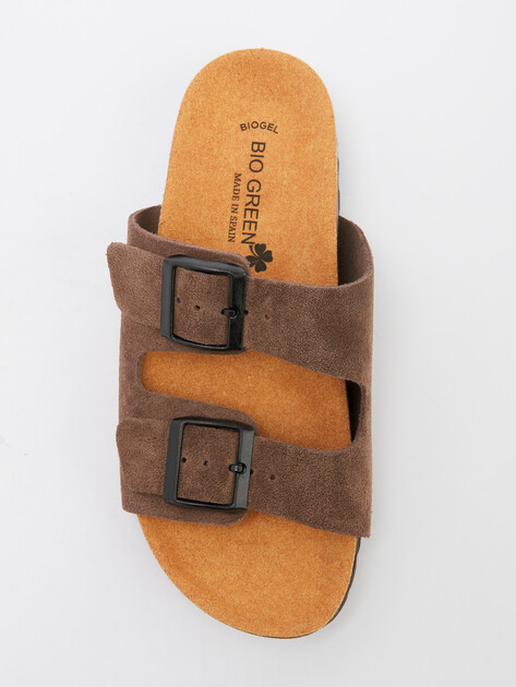 Женские шлепанцы BIO GREEN, Артикул 15414, пыльно-коричневый | 4420538. Ракурс 5
