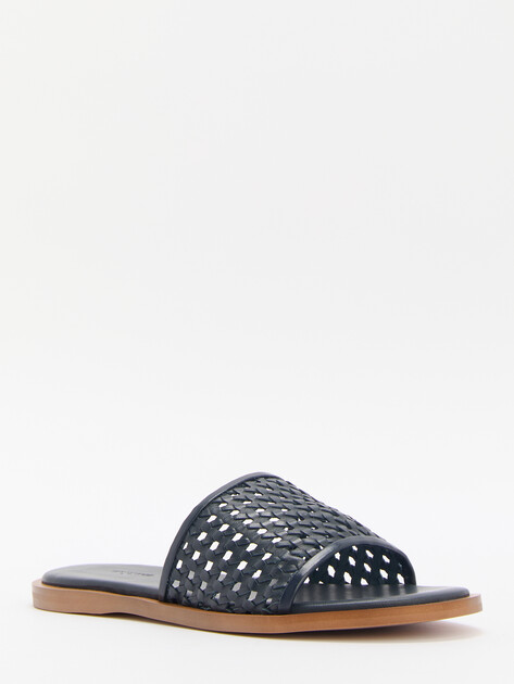 Женские шлепанцы TENDANCE, Артикул V1676-68, темно-синий | 4428130. Ракурс 3