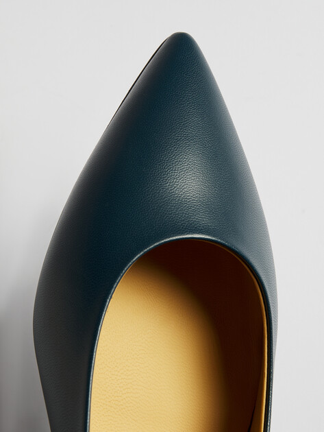 Женские туфли с открытой пяткой (слинг-бэк) GIOVANNI FABIANI, Артикул S25262, темно-синий | 4431380. Ракурс 6