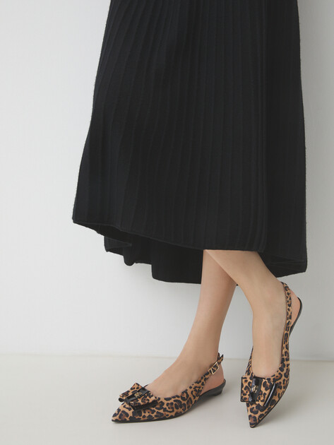 Женские туфли с открытой пяткой (слингбэк) GIOVANNI FABIANI, Артикул S25264, леопардовый принт | 4431493. Ракурс 2 Женские туфли с открытой пяткой (слингбэк) GIOVANNI FABIANI, Артикул S25264, леопардовый принт | 4431493. Ракурс 2