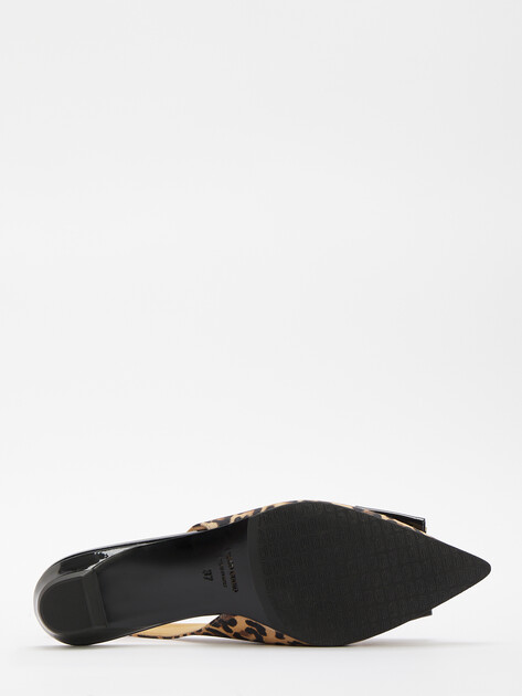 Женские туфли с открытой пяткой (слингбэк) GIOVANNI FABIANI, Артикул S25264, леопардовый принт | 4431493. Ракурс 4 Женские туфли с открытой пяткой (слингбэк) GIOVANNI FABIANI, Артикул S25264, леопардовый принт | 4431493. Ракурс 4