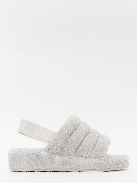 Женские сандалии UGG W FLUFF YEAH TERRY, Артикул 1127116, светло-серый | 4434782. Ракурс 3 Женские сандалии UGG W FLUFF YEAH TERRY, Артикул 1127116, светло-серый | 4434782. Ракурс 3