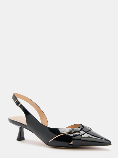 Женские туфли с открытой пяткой (слингбэк) TENDANCE, Артикул PZ029D-10, черный | 4435557. Ракурс 3