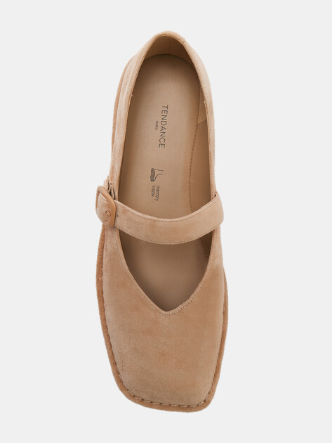 Балетки мэри-джейн TENDANCE, Артикул PZ020D-1, бежевый | 4435631. Ракурс 5