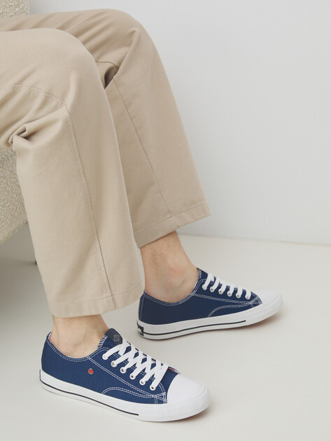 Мужские кеды LEE COOPER, Артикул 24LC145M, темно-синий | 4436581. Ракурс 2