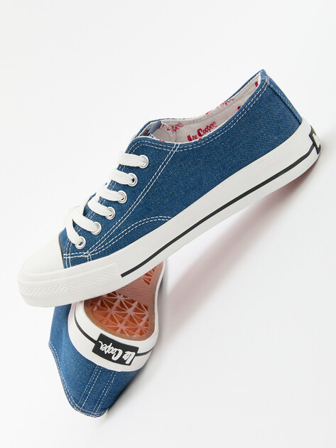Женские кеды из денима LEE COOPER, Артикул 24LC145W, синий | 4436605. Ракурс 5