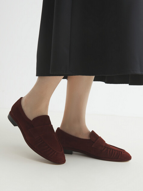 Женские лоферы TENDANCE, Артикул PZ2267S-16, винный | 4436875. Ракурс 2