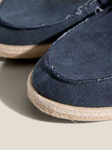Мужские эспадрильи CREATIVO SPAIN, Артикул 2701, серо-синий | 4437474. Ракурс 4