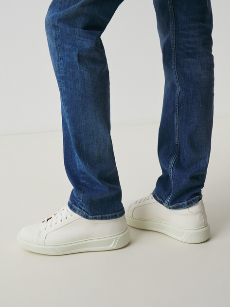 Мужские кеды DINO BIGIONI, Артикул DB1980-2, белый | 4438390. Ракурс 2