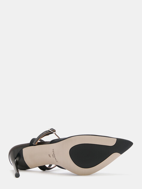 Женские туфли с открытой пяткой (слингбэк) TENDANCE, Артикул IGG961-1, черный | 4441229. Ракурс 4