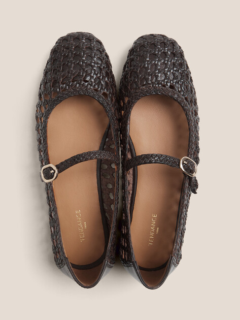 Балетки мэри-джейн TENDANCE, Артикул VR-LC-3, темно-коричневый | 4443922. Ракурс 5