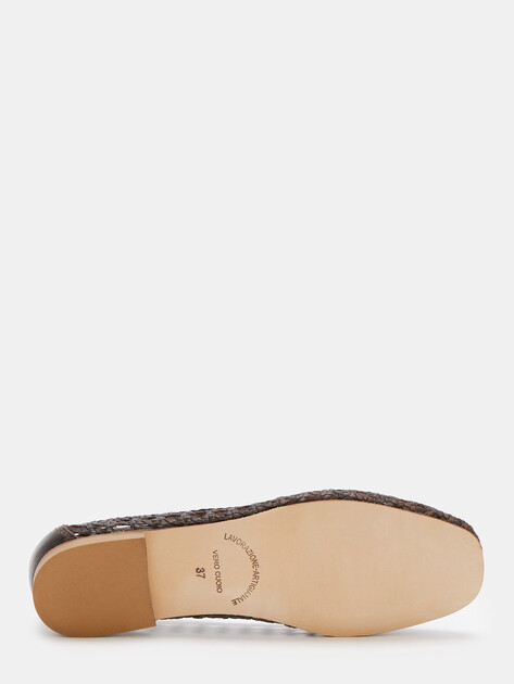 Женские балетки TENDANCE, Артикул VR-LC-3 NS, темно-коричневый | 4443965. Ракурс 4