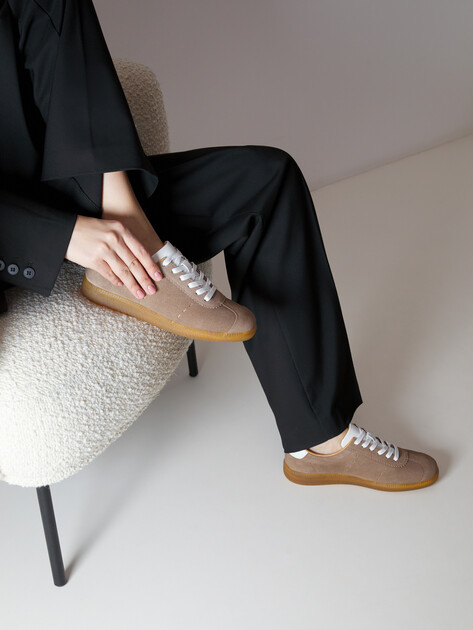 Женские кеды TENDANCE, Артикул HC63827-13, коричневато-бежевый | 4444095. Ракурс 7