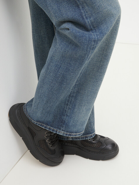 Женские кеды TENDANCE, Артикул HC9708-7, черный | 4444262. Ракурс 2