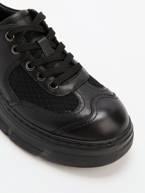 Женские кеды TENDANCE, Артикул HC9708-7, черный | 4444262. Ракурс 6
