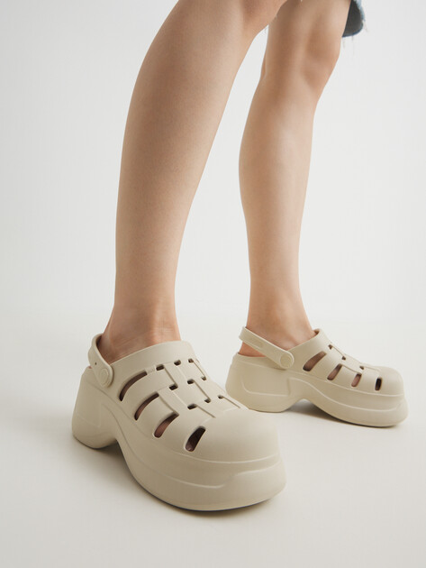 Женские сланцы TENDANCE, Артикул HVQ2409001, серо-бежевый | 4444758. Ракурс 2