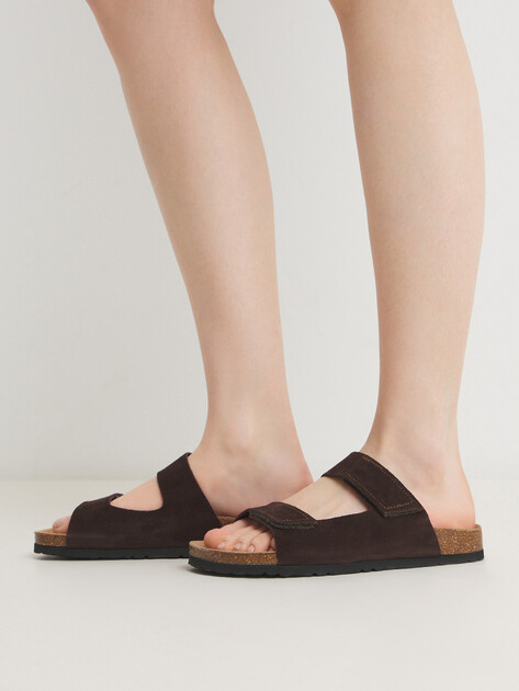 Женские шлепанцы CREATIVO SPAIN, Артикул csc1410, темно-коричневый | 4445525. Ракурс 6