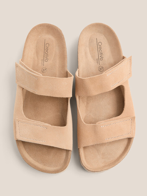 Женские шлепанцы CREATIVO SPAIN, Артикул csc1410, светло-бежевый | 4445736. Ракурс 4