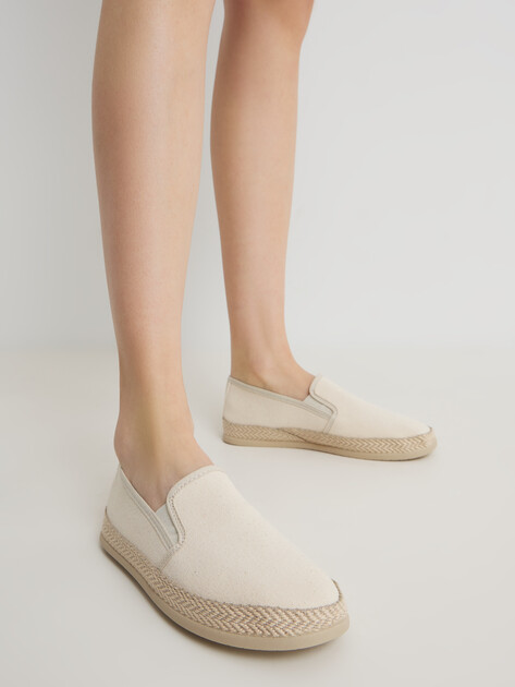 Женские слипоны CREATIVO SPAIN, Артикул 238, молочно-белый | 4446056. Ракурс 2