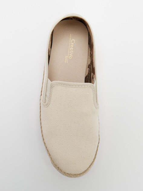 Женские слипоны CREATIVO SPAIN, Артикул 238, молочно-белый | 4446056. Ракурс 5